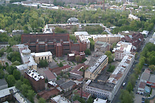 Университетский городок с высоты телебашни